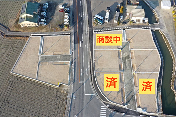 佐賀市の土地分譲地