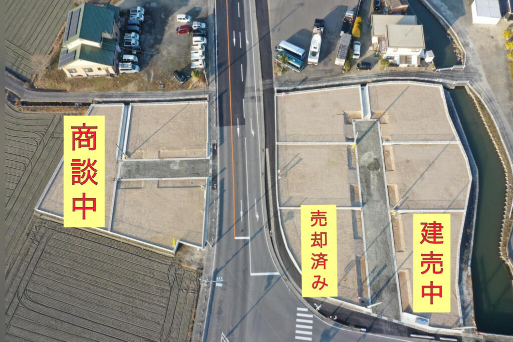 佐賀市分譲地全体写真